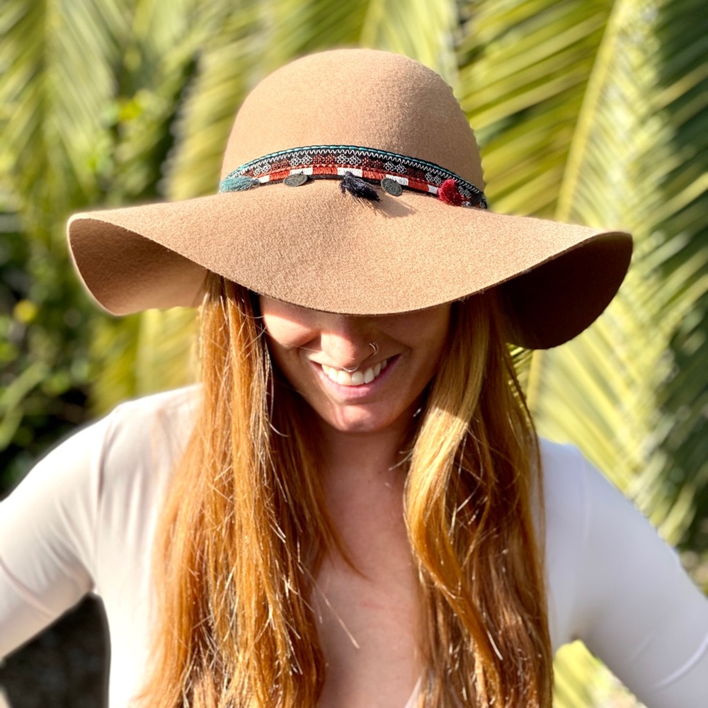 Beautiful Handmade Scala Floppy Hat